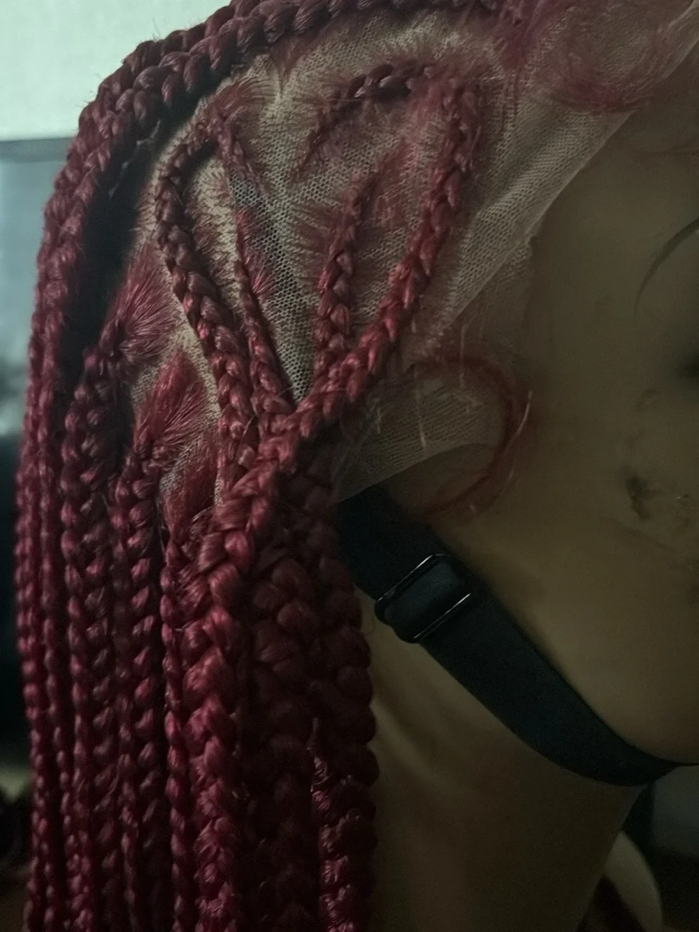 Hand-Braided Box Braid Wig - Natural 530